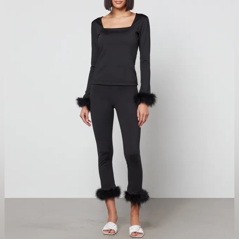 SLEEPER The Weekend Chic Set with Leggings in Black Size Small